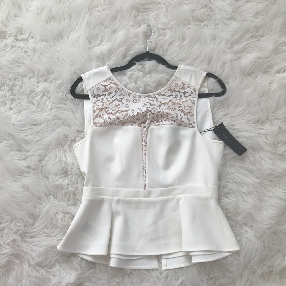 Bcbgmaxazria BRAND NEW peplum shirt